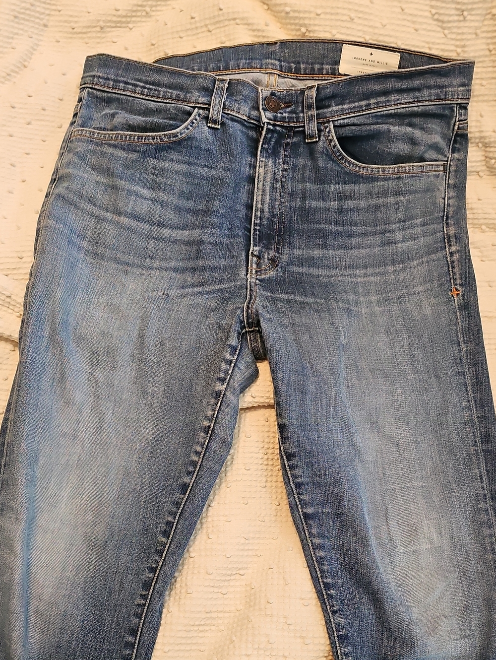 IMOGENE & WILLIE Women's Blue Denim Skinny Jeans